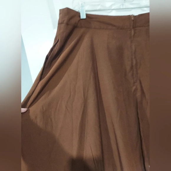 Unique Vintage Brown Briella Flare Skirt in Size 1X / 16 - Picture 8 of 13